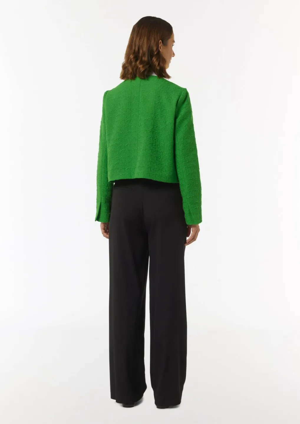 Kurze Bouclé-Jacke aus Baumwolle-Comma Fashion