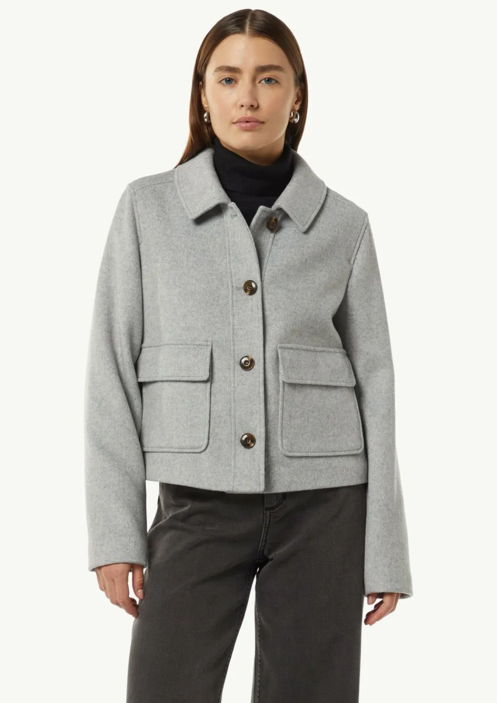Kurze Jacke im Wollmix-Comma Best