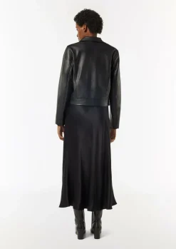 Kurze Jacke in Lederoptik-Comma Sale