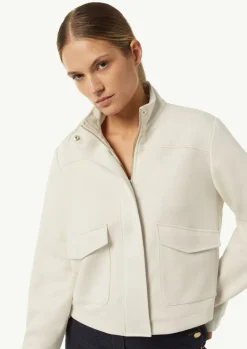 Kurze Jacke in Wildleder-Optik-Comma Fashion