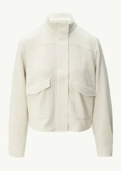 Kurze Jacke in Wildleder-Optik-Comma Fashion
