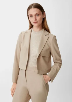 Kurzer Blazer aus Viskosemix-Comma New
