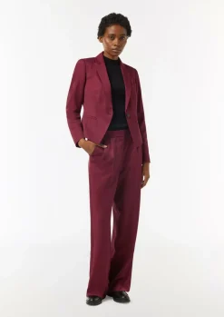 Kurzer Blazer mit Reverskragen-Comma Fashion
