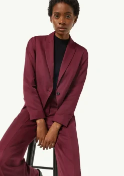 Kurzer Blazer mit Reverskragen-Comma Fashion