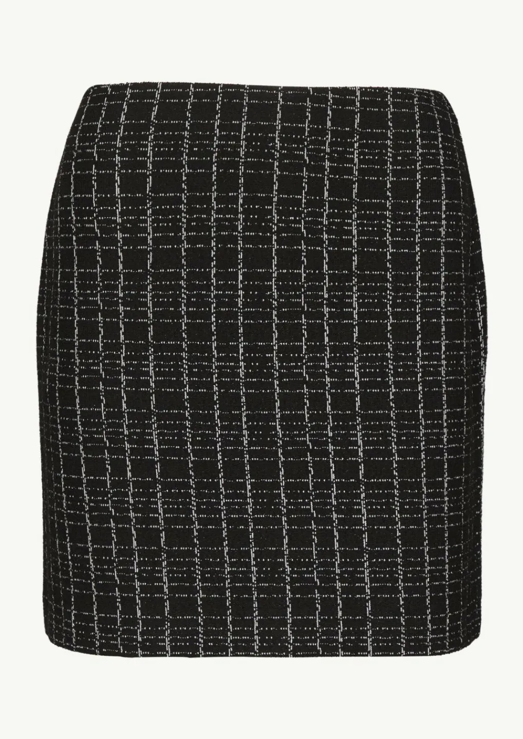 Kurzer Rock in Bouclé Jersey-Comma Fashion