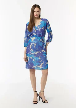 Kurzes Chiffon-Kleid-Comma Online