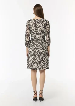 Kurzes Chiffon-Kleid-Comma New