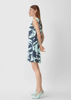 Kurzes Kleid aus Crêpe-Comma Hot