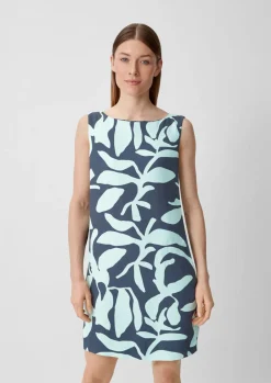 Kurzes Kleid aus Crêpe-Comma Hot