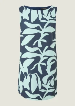 Kurzes Kleid aus Crêpe-Comma Hot