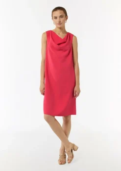 Kurzes Kleid mit Crêpestruktur-Comma Clearance