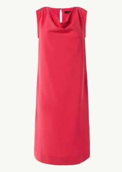 Kurzes Kleid mit Crêpestruktur-Comma Clearance