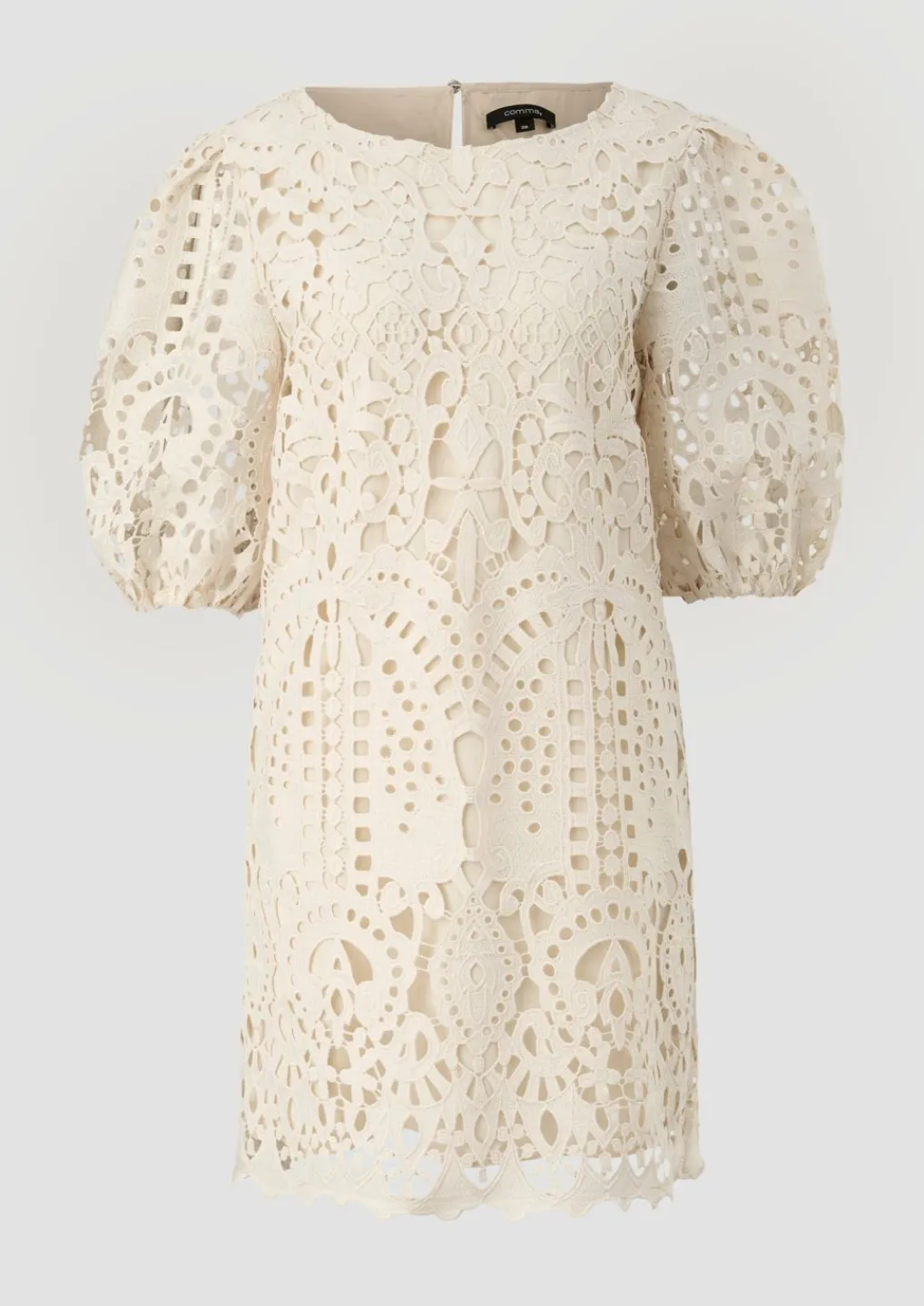Kurzes Kleid mit Lochstickerei-Comma Sale