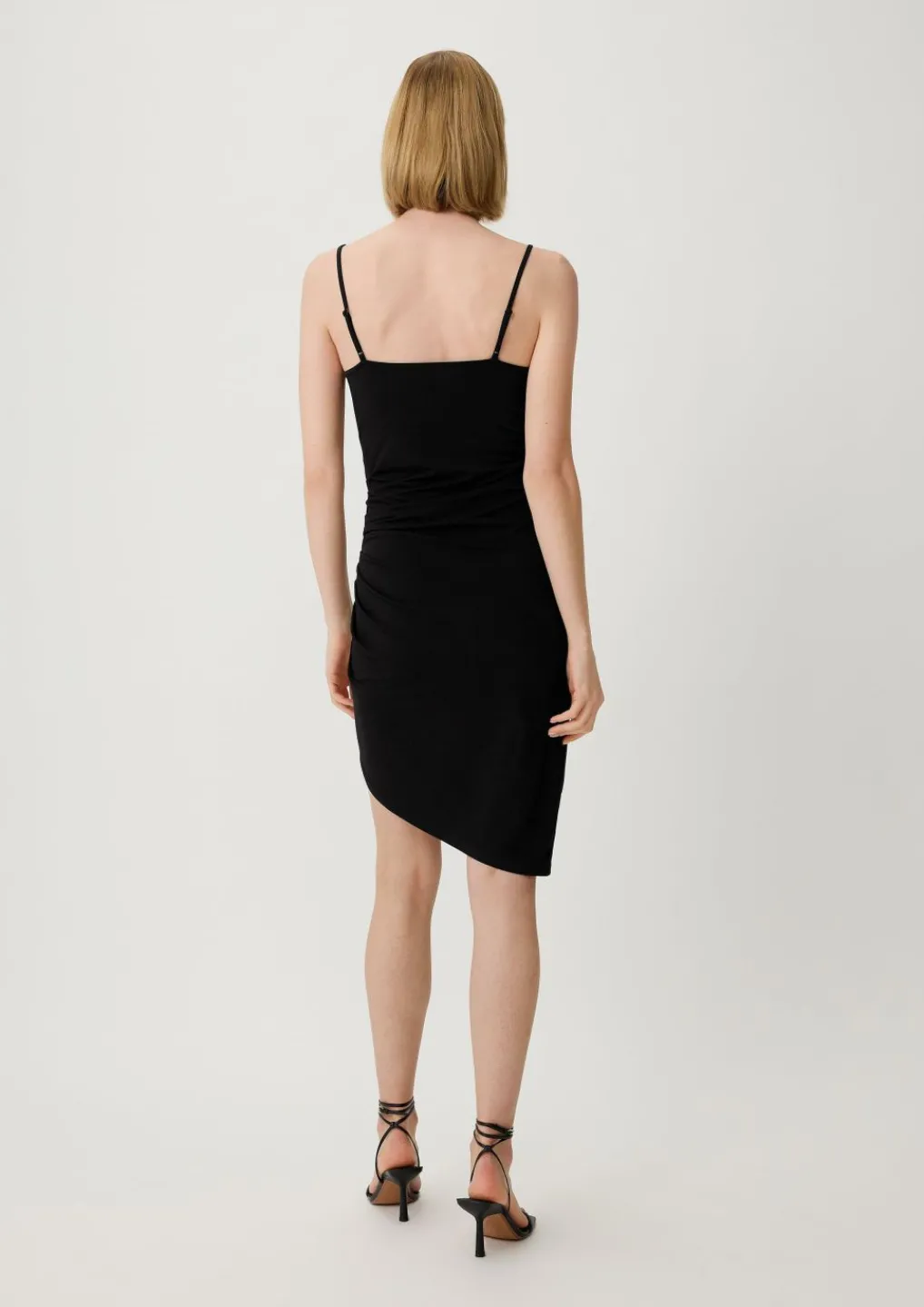 Kurzes Kleid mit Raffung-Comma Outlet