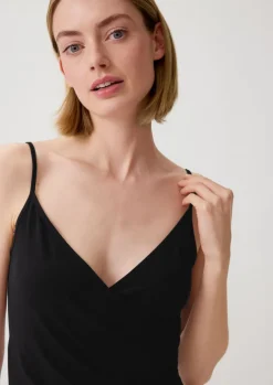 Kurzes Kleid mit Raffung-Comma Outlet