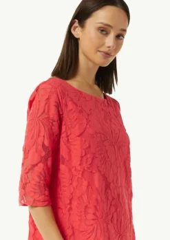Kurzes Kleid mit Spitze-Comma Outlet