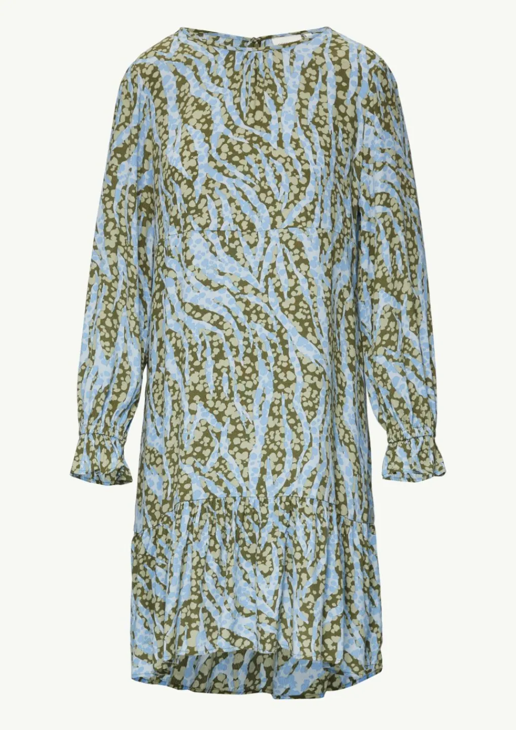 Kurzes Kleid mit Volant-Details-Comma Discount