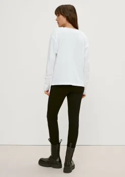 Langarmshirt aus Modalmix-Comma Clearance