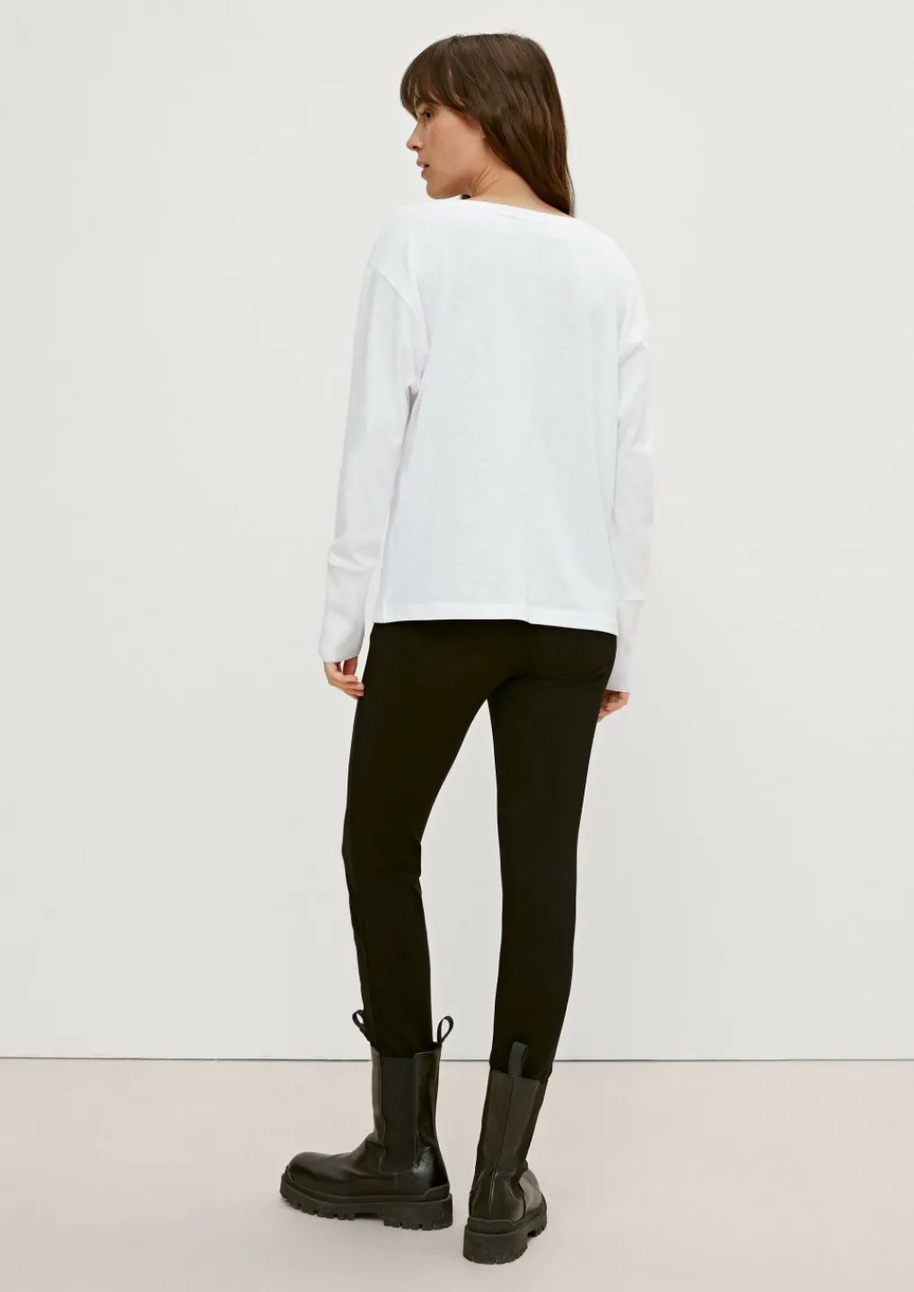 Langarmshirt aus Modalmix-Comma Clearance