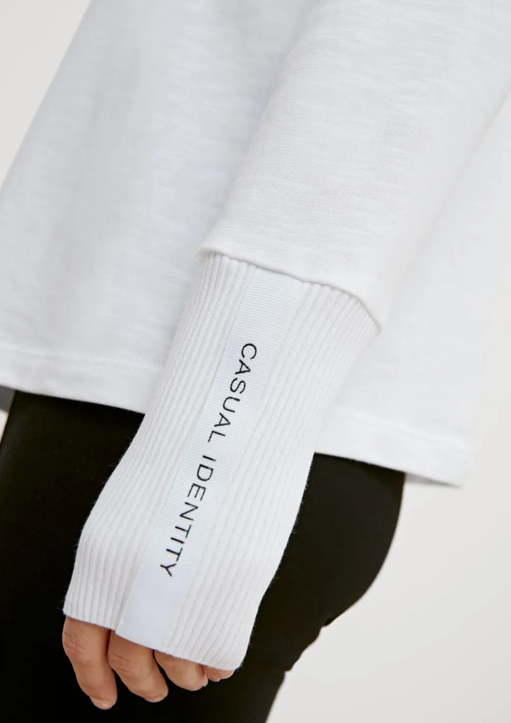 Langarmshirt aus Modalmix-Comma Clearance