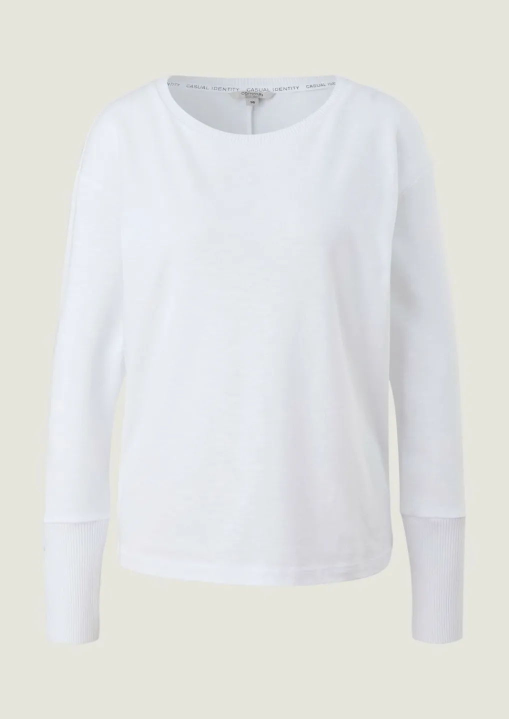 Langarmshirt aus Modalmix-Comma Clearance