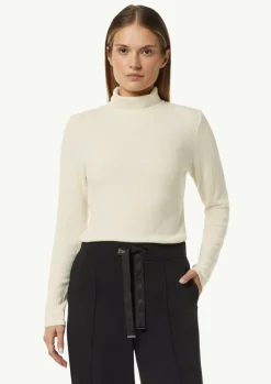 Langarm-Shirt mit Rollkragen-Comma Hot