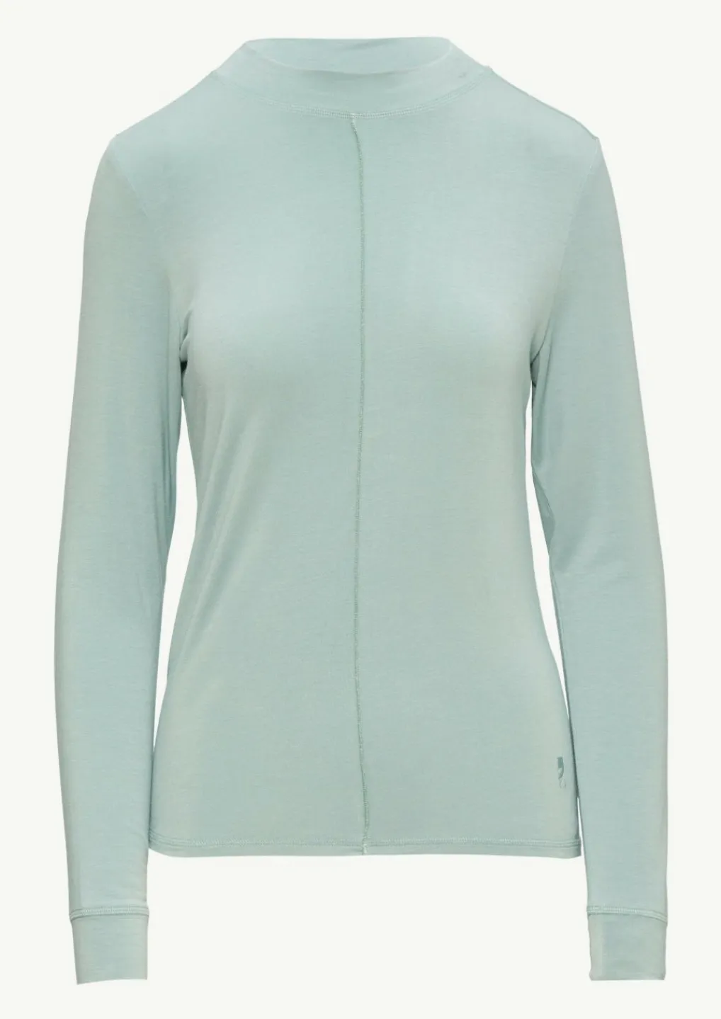 Langarm-Shirt mit Stehkragen-Comma New