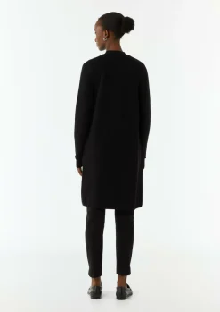 Langer Cardigan mit Rippstruktur-Comma Clearance