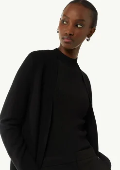 Langer Cardigan mit Rippstruktur-Comma Clearance