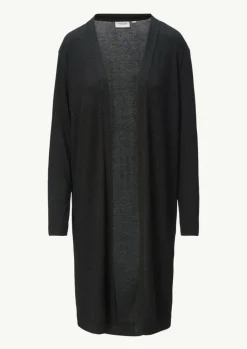Langer Jersey-Cardigan mit Metallic-Effekt-Comma New