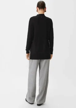 Langer Strickpullover mit Turtleneck-Comma Discount