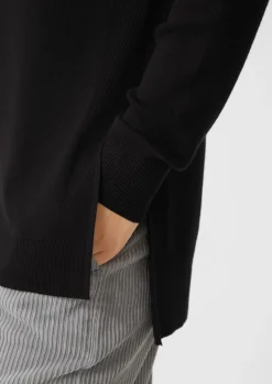 Langer Strickpullover mit Turtleneck-Comma Discount