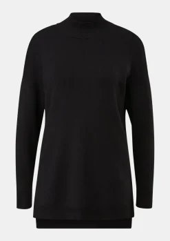 Langer Strickpullover mit Turtleneck-Comma Discount