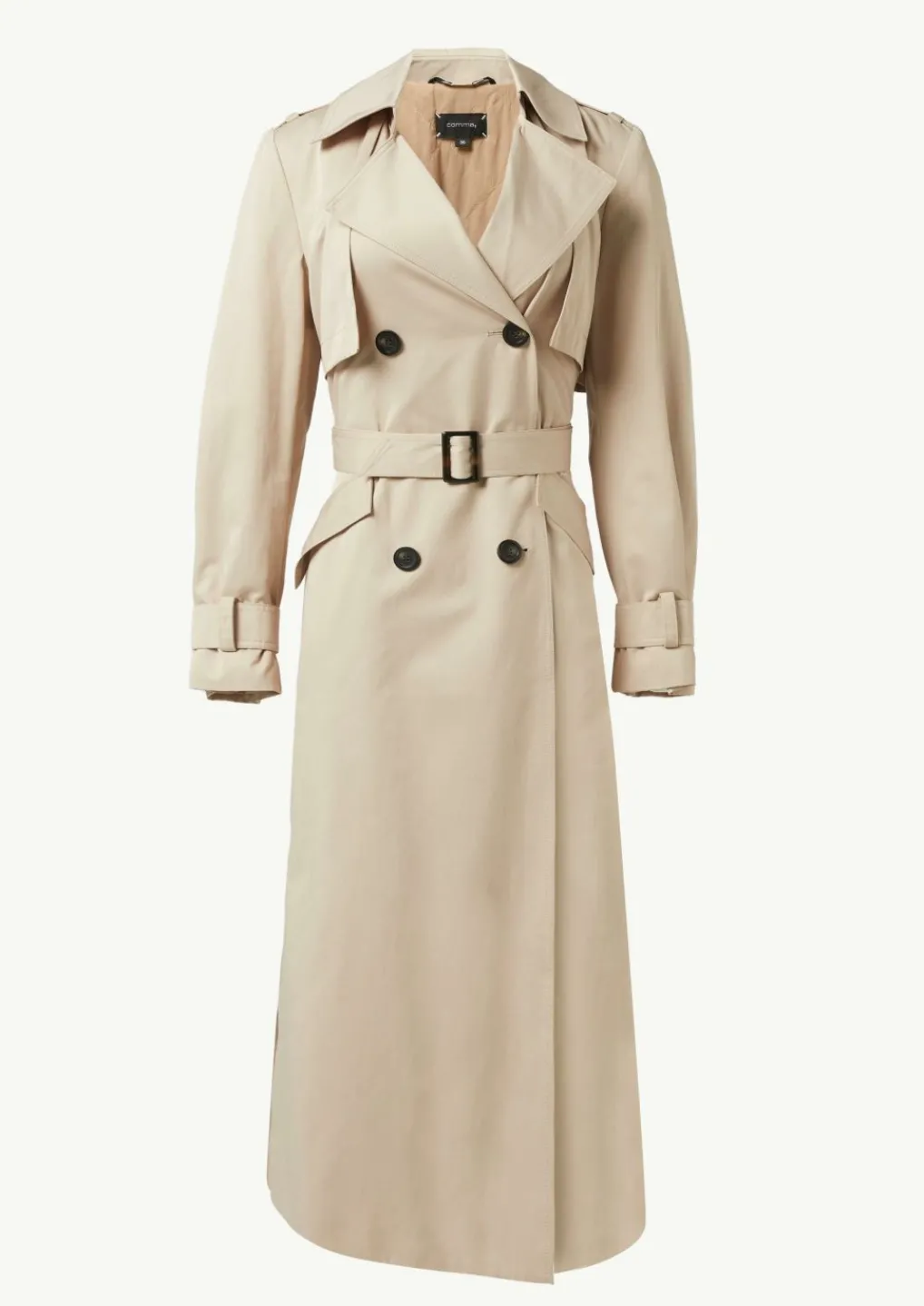 Langer Trenchcoat aus Baumwollmix-Comma Sale