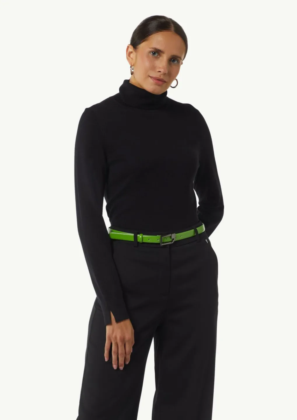 Ledergürtel mit Steckverschluss-Comma Outlet