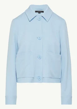 Leicht elastische Jacke im Boxy Cut-Comma Fashion