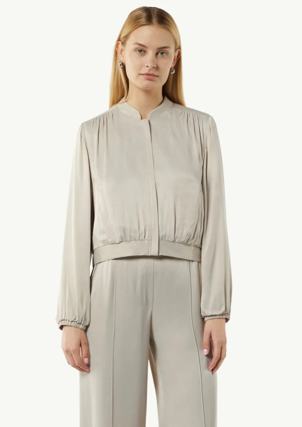 Leichter Blouson aus Satin-Comma Discount