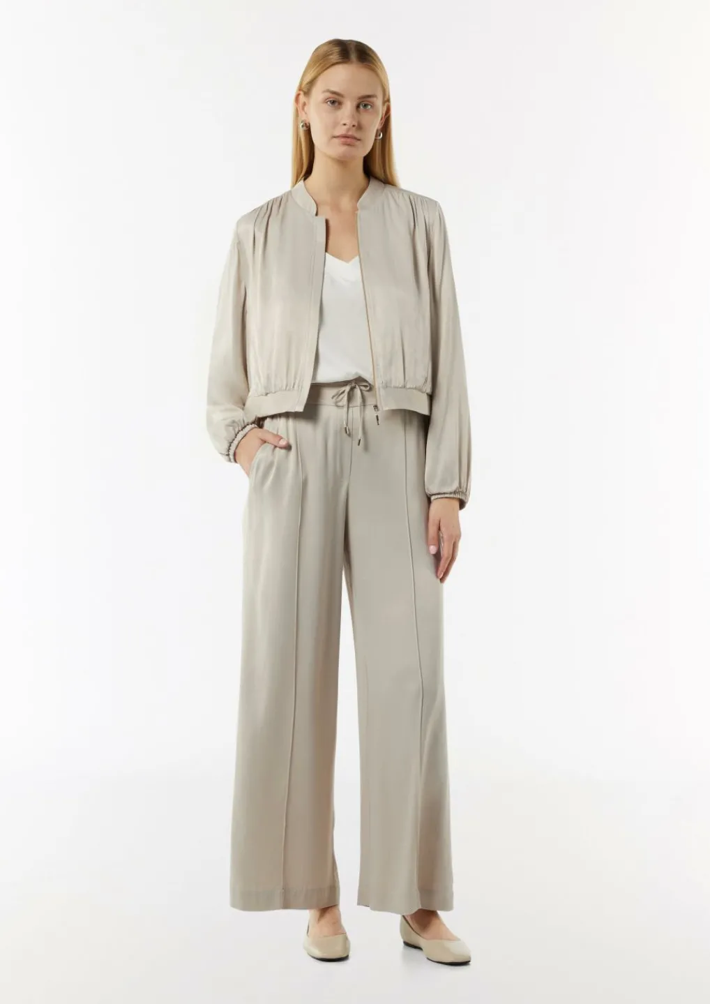 Leichter Blouson aus Satin-Comma Discount