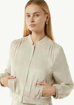 Leichter Blouson aus Satin-Comma Discount