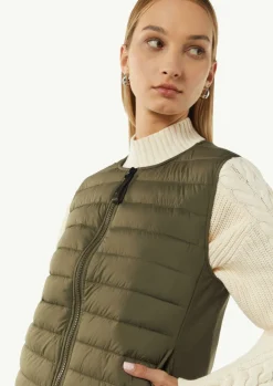 Leichte Steppweste im Fabricmix-Comma Fashion