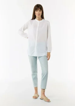 Leichte Tunika-Bluse mit Biesen-Details-Comma Clearance
