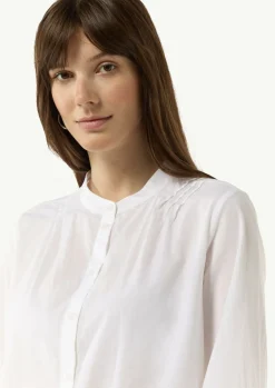 Leichte Tunika-Bluse mit Biesen-Details-Comma Clearance