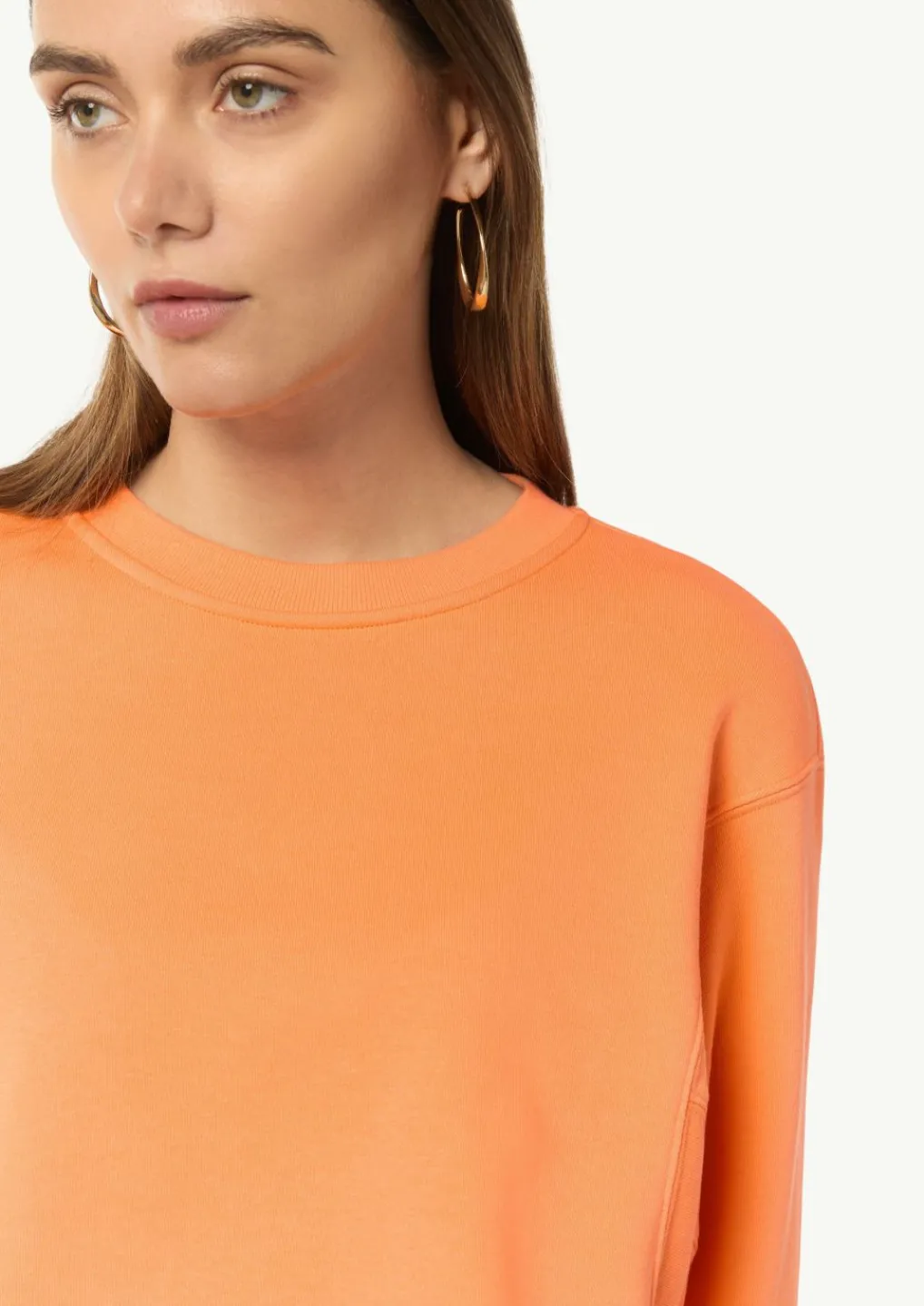 Lockeres Sweatshirt mit 3/4-Arm-Comma Best