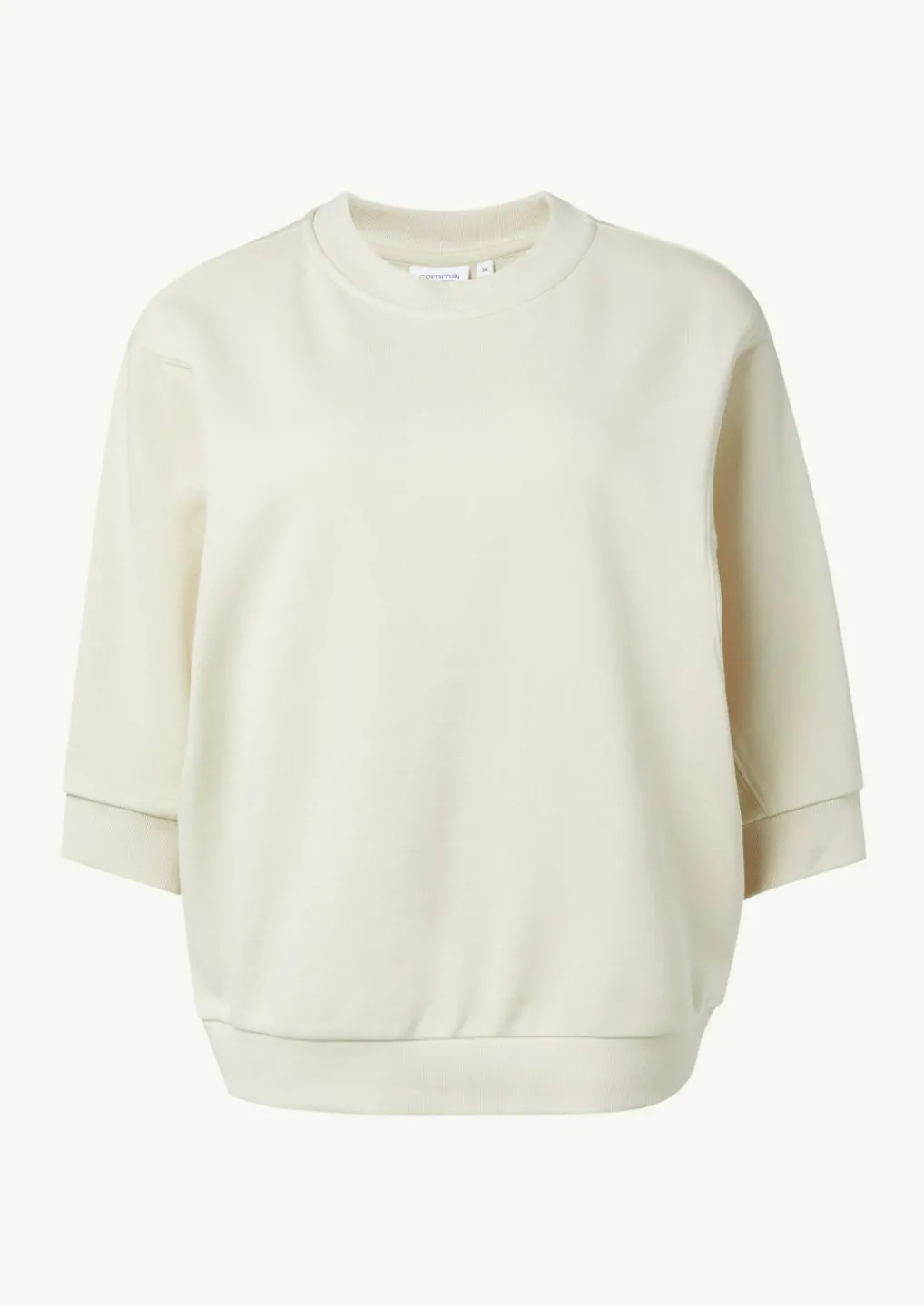 Lockeres Sweatshirt mit 3/4-Arm-Comma Discount