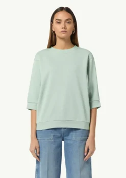 Lockeres Sweatshirt mit 3/4-Arm-Comma Outlet