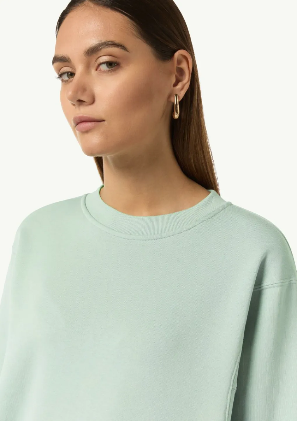 Lockeres Sweatshirt mit 3/4-Arm-Comma Outlet