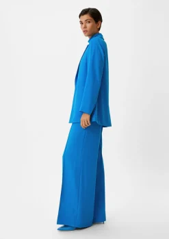 Longblazer aus Crêpe-Comma Fashion