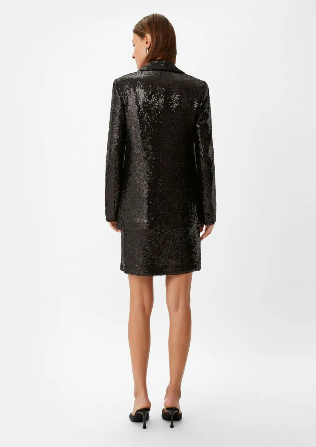 Longblazer mit Pailletten-Comma Discount