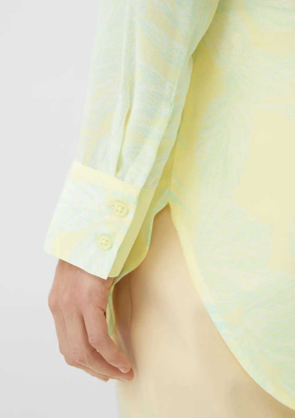 Longbluse aus Chiffon-Comma Outlet