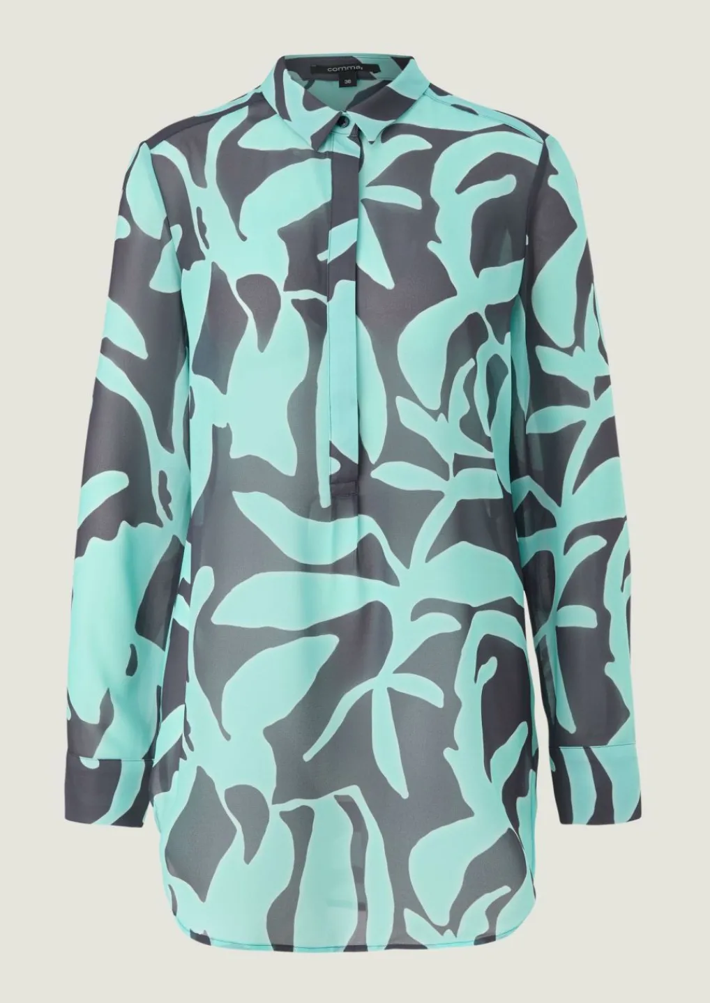 Longbluse aus Chiffon-Comma Hot